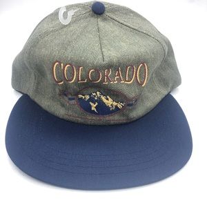 Vintage Colorado Mountains Made In USA Baseball Cap Hat